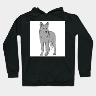 grey Wolf Hoodie